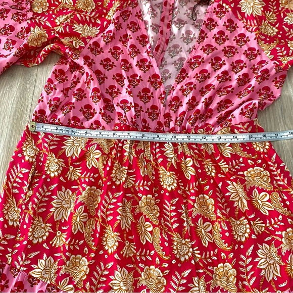 NWOT Figue Fiona Silk Midi Dress with Sequins Sz S - Picture 8 of 9